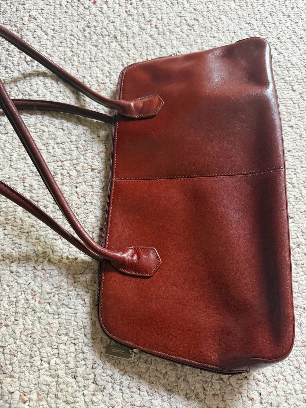 HOBO Chestnut Brown Leather Shoulder Bag